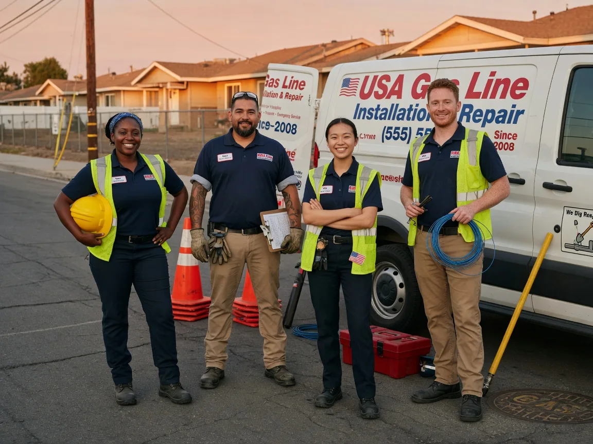 Gas Line Installation company in Lemon Cove, CA